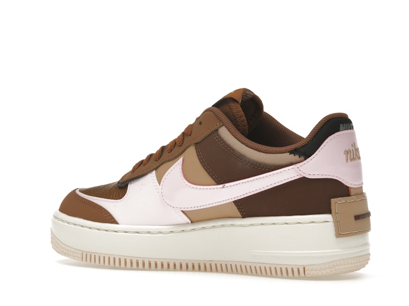 Nike Air Force 1 Low Shadow Light British Tan Pink Foam (Women's)