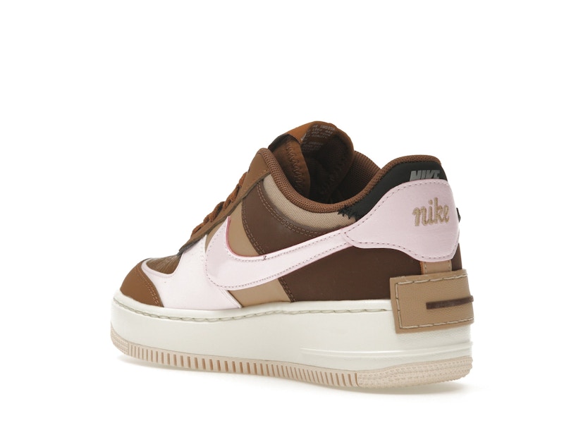 Nike Air Force 1 Low Shadow Light British Tan Pink Foam (Women's)