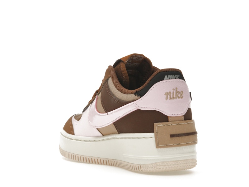 Nike Air Force 1 Low Shadow Light British Tan Pink Foam (Women's)