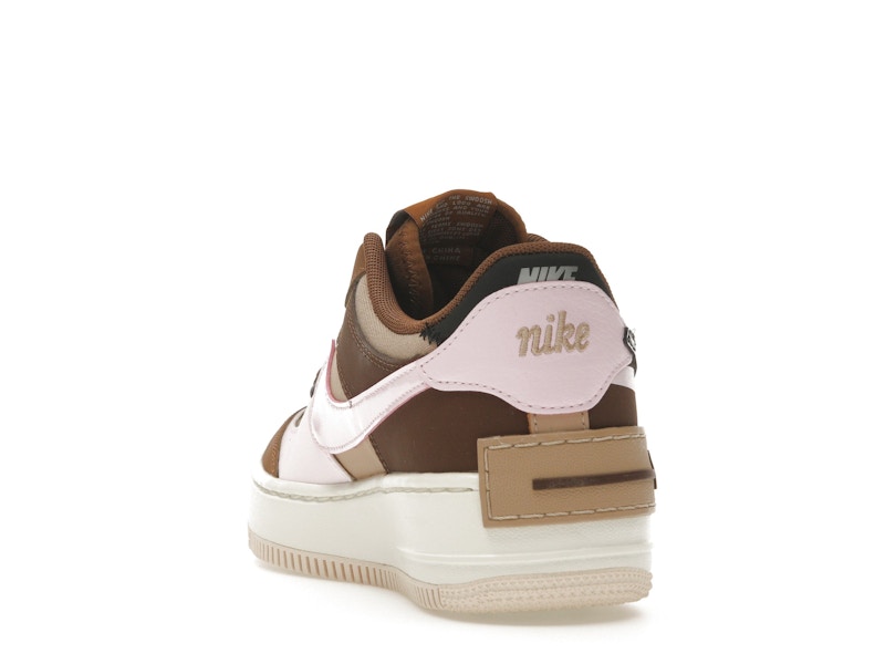 Nike Air Force 1 Low Shadow Light British Tan Pink Foam (Women's)