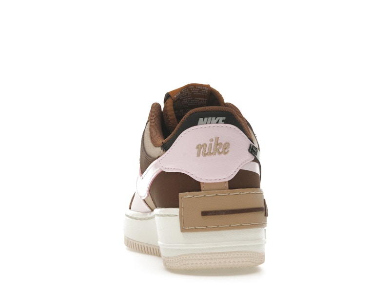 Nike Air Force 1 Low Shadow Light British Tan Pink Foam (Women's)