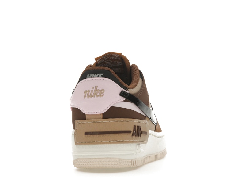 Nike Air Force 1 Low Shadow Light British Tan Pink Foam (Women's)