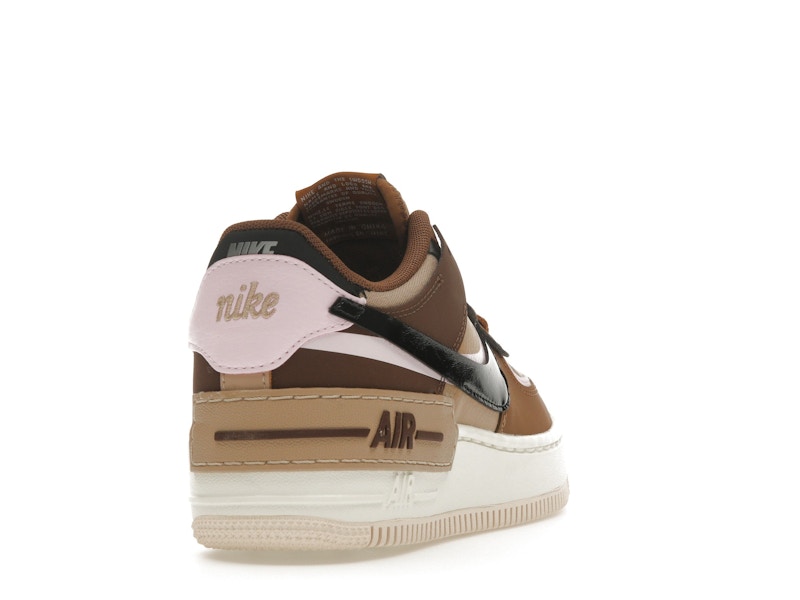 Nike Air Force 1 Low Shadow Light British Tan Pink Foam (Women's)