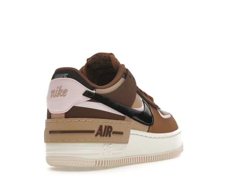 Nike Air Force 1 Low Shadow Light British Tan Pink Foam (Women's)