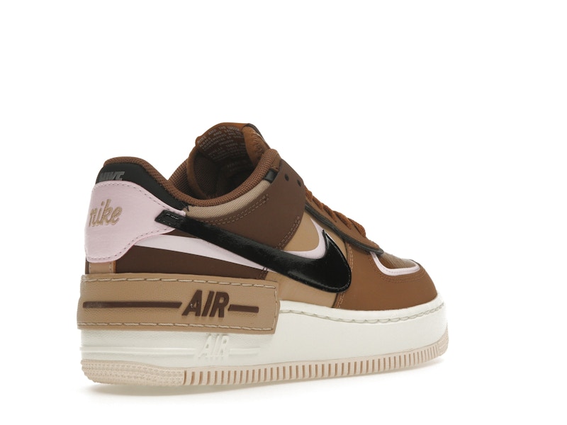 Nike Air Force 1 Low Shadow Light British Tan Pink Foam (Women's)