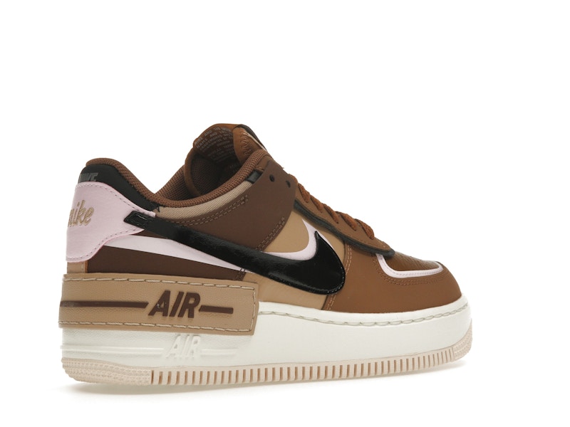 Nike Air Force 1 Low Shadow Light British Tan Pink Foam (Women's)