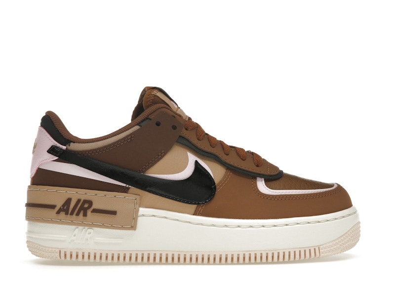 Nike Air Force 1 Low Shadow Light British Tan Pink Foam (Women's)