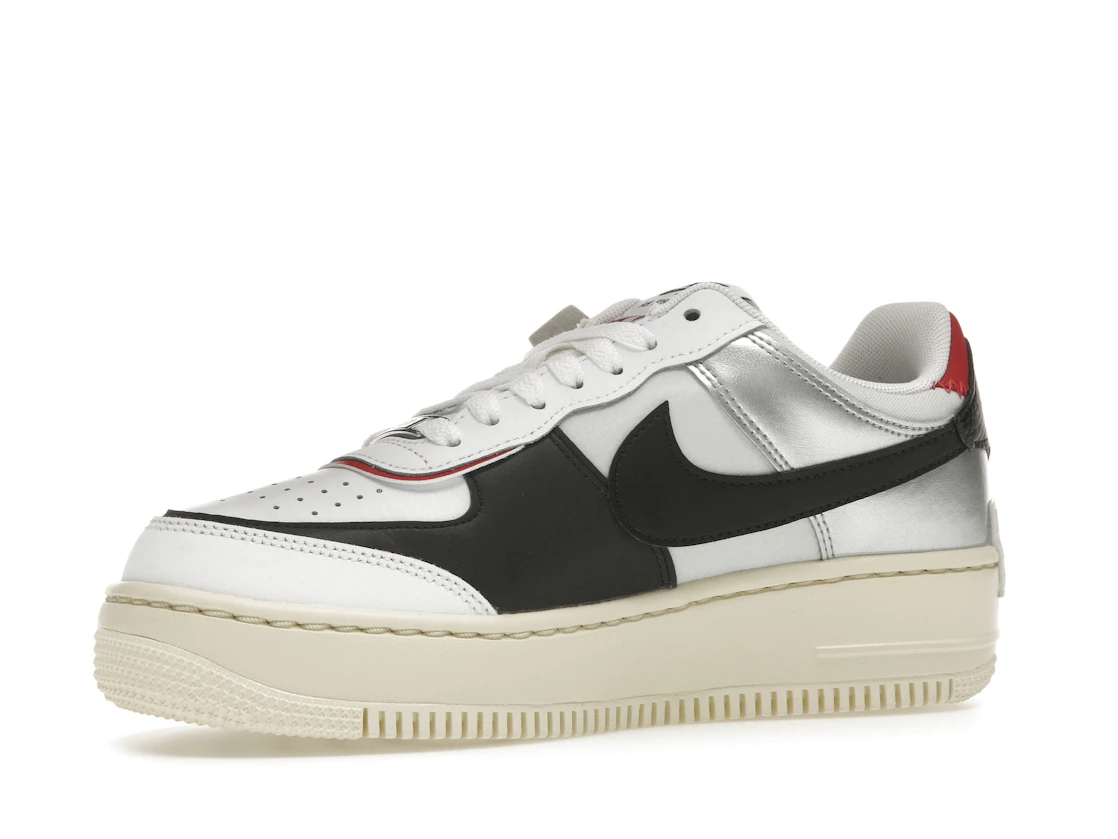 Nike Air Force 1 Low Shadow White Silver Gym Red (Women's)