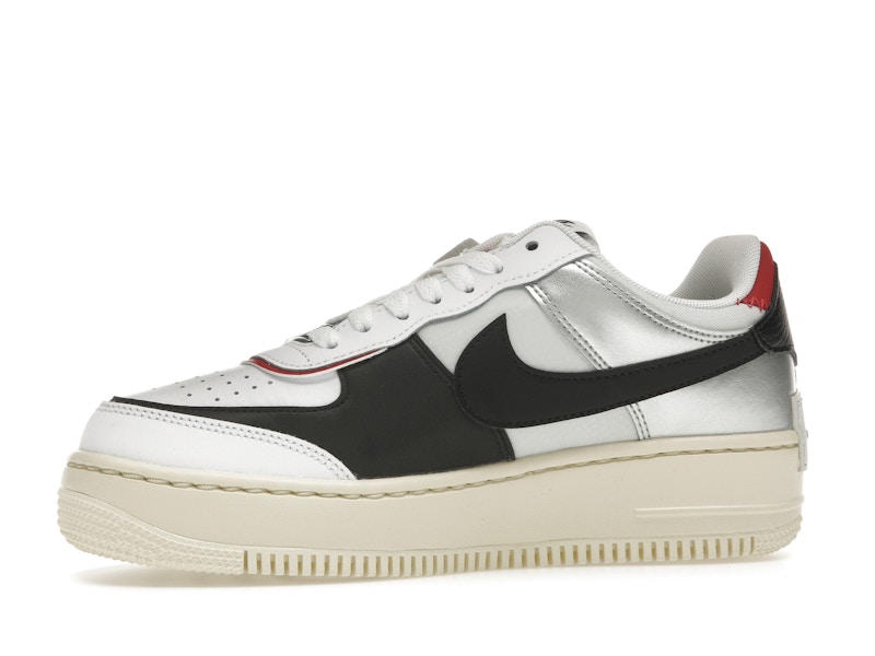 Nike Air Force 1 Low Shadow White Silver Gym Red (Women's)