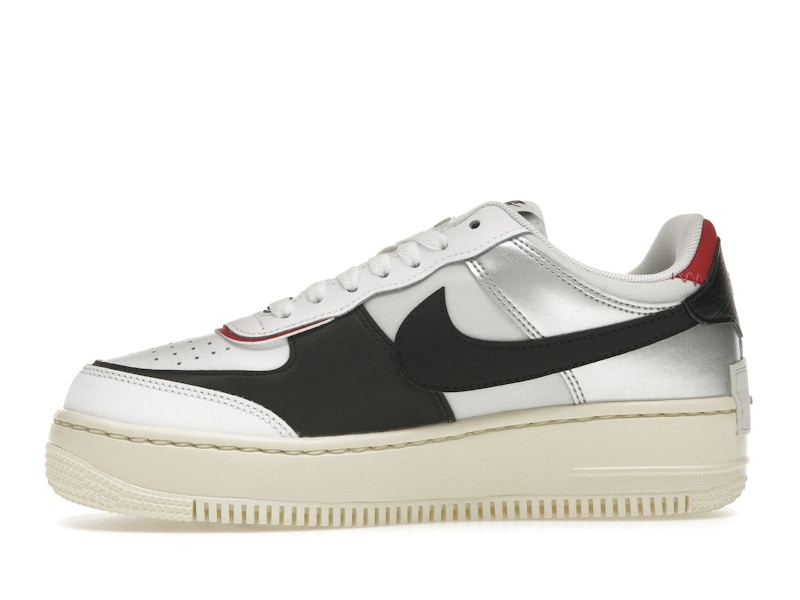 Nike Air Force 1 Low Shadow White Silver Gym Red (Women's)