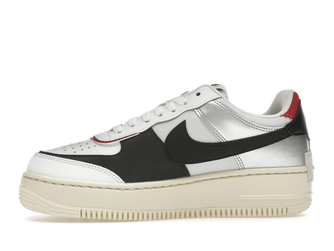 Nike Air Force 1 Low Shadow White Silver Gym Red (Women's)