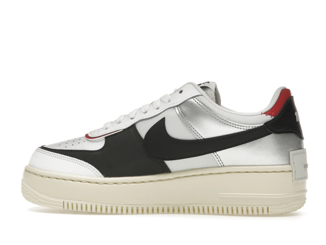 Nike Air Force 1 Low Shadow White Silver Gym Red (Women's)