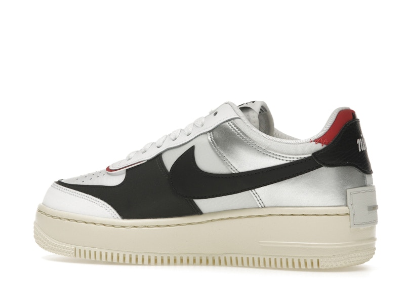 Nike Air Force 1 Low Shadow White Silver Gym Red (Women's)
