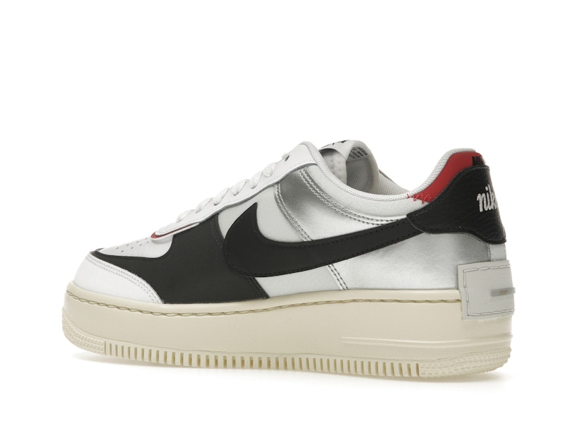 Nike Air Force 1 Low Shadow White Silver Gym Red (Women's)