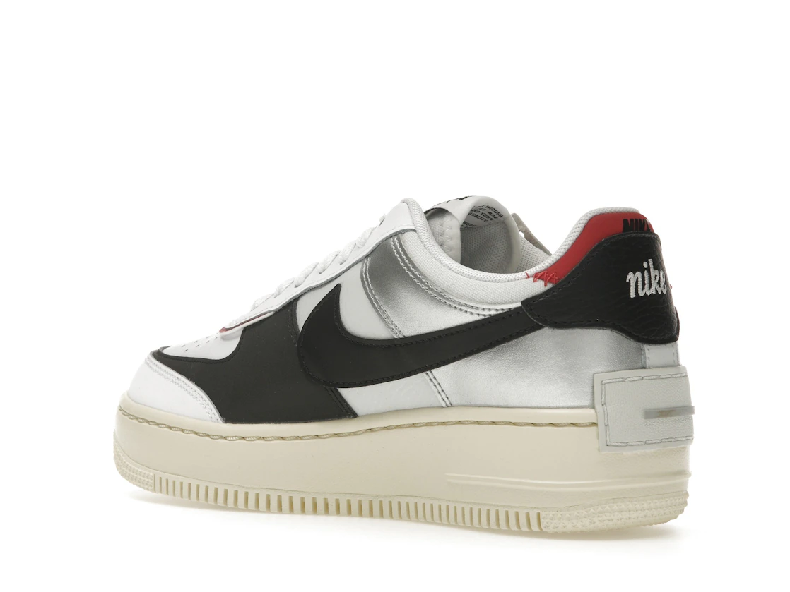 Nike Air Force 1 Low Shadow White Silver Gym Red (Women's)