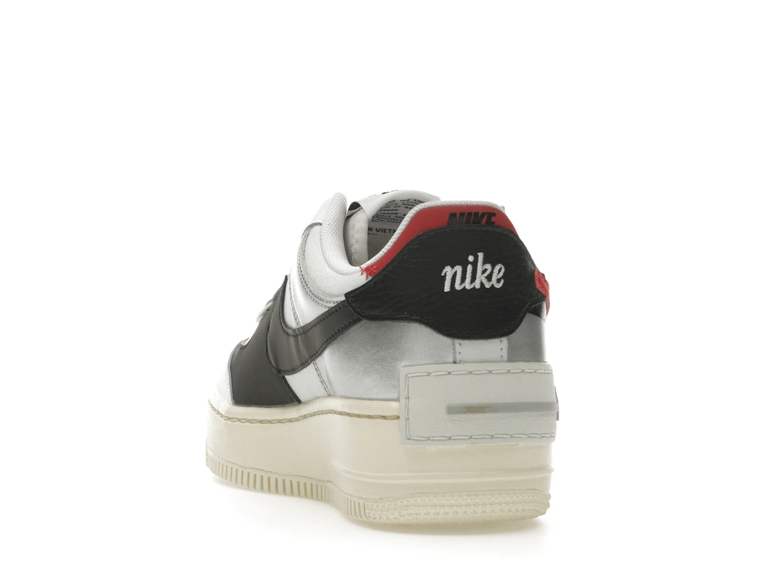 Nike Air Force 1 Low Shadow White Silver Gym Red (Women's)