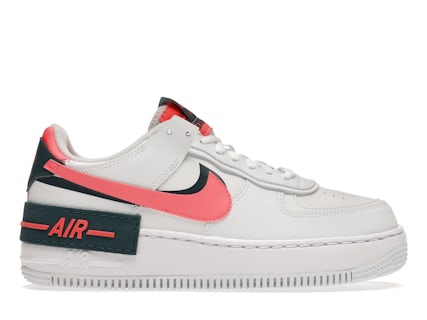 Nike Air Force Low Shadow White Solar Red (Women's) DB3902-100