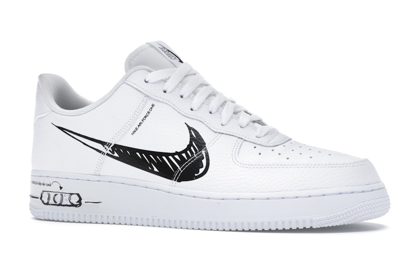 black on white air force ones