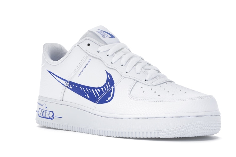 Nike Air Force 1 Low Sketch White Royal
