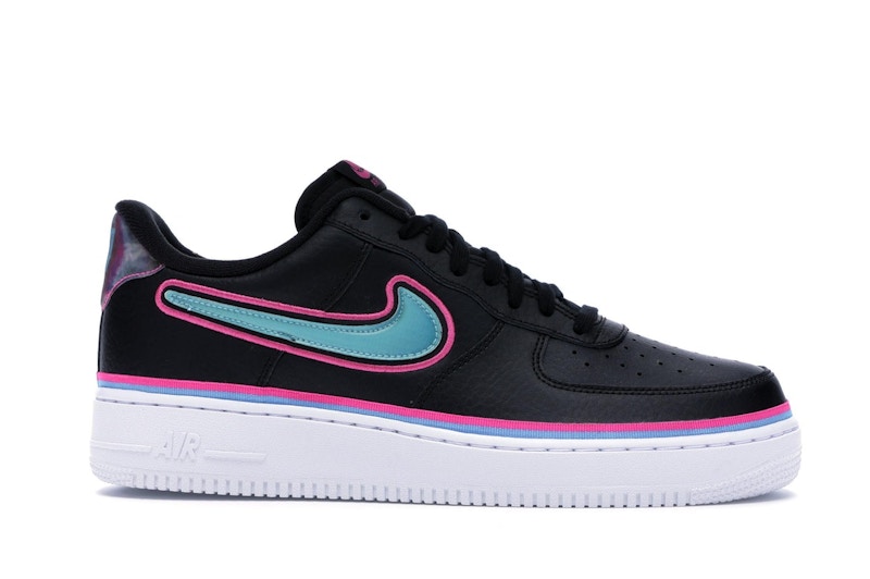Nike Air Force 1 Low Sport NBA Black Blue Gale Laser Fuchsia Nike Air Force 1 Low Sport NBA Black Blue Gale Laser Fuchsia