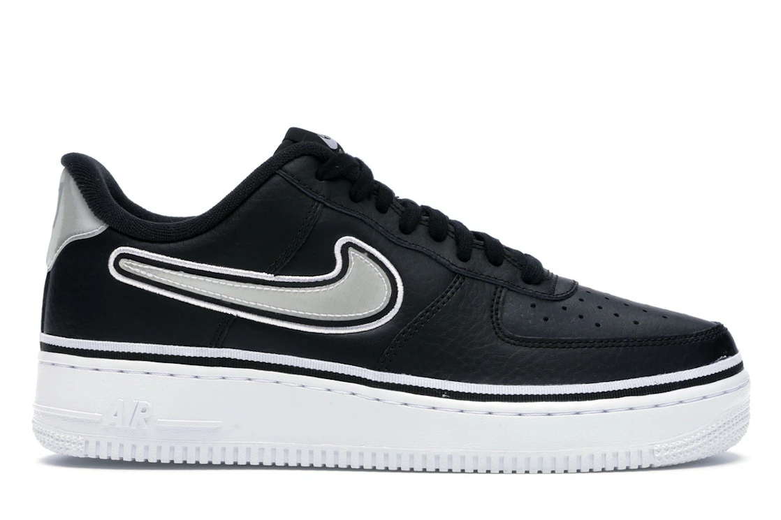 Nike Air Force 1 Low Sport NBA Black White