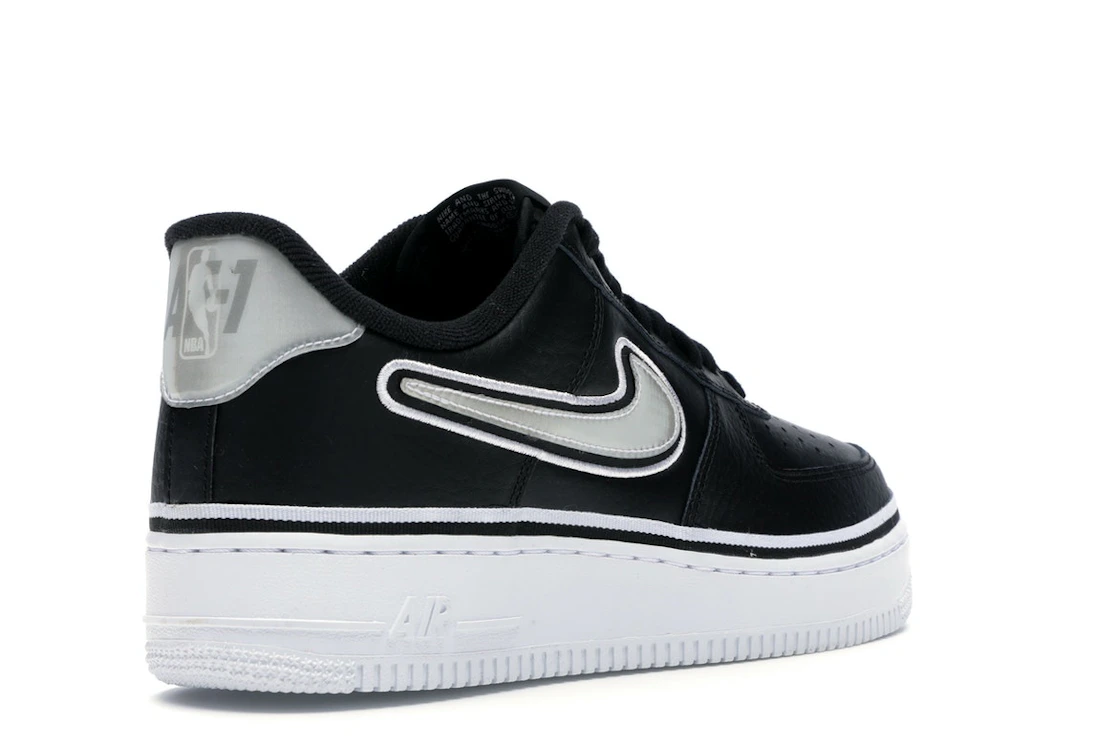 Nike Air Force 1 Low Sport NBA Black White