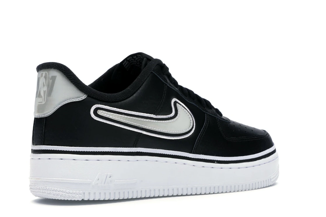 Nike Air Force 1 Low Sport NBA Black White