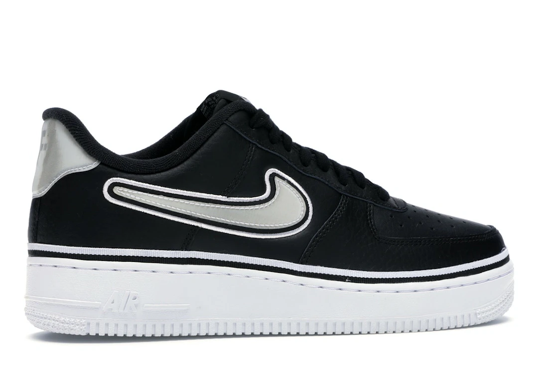 Nike Air Force 1 Low Sport NBA Black White