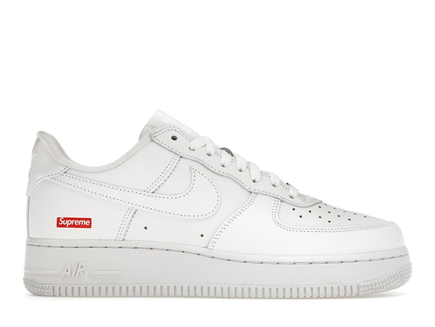 muy agradable Yogur Majestuoso Nike Air Force 1 Low Supreme White Hombre - CU9225-100 - US