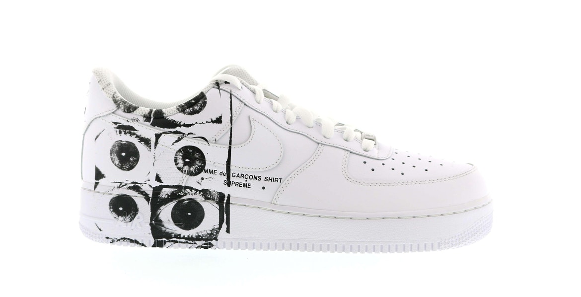 nike air force one supreme comme des garcons