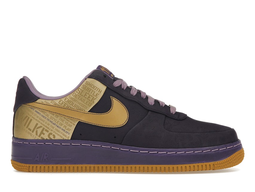 Nike Air Force 1 Supreme 07 Wilkes 'Original Six' Sneakers | Purple | Men's Size 10