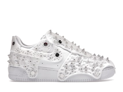 Nike Air Force Low cristaux Swarovski rétroréflecteurs blanc
