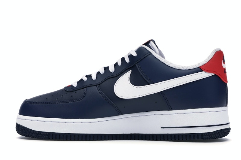 Air force 1 navy swoosh Clearance