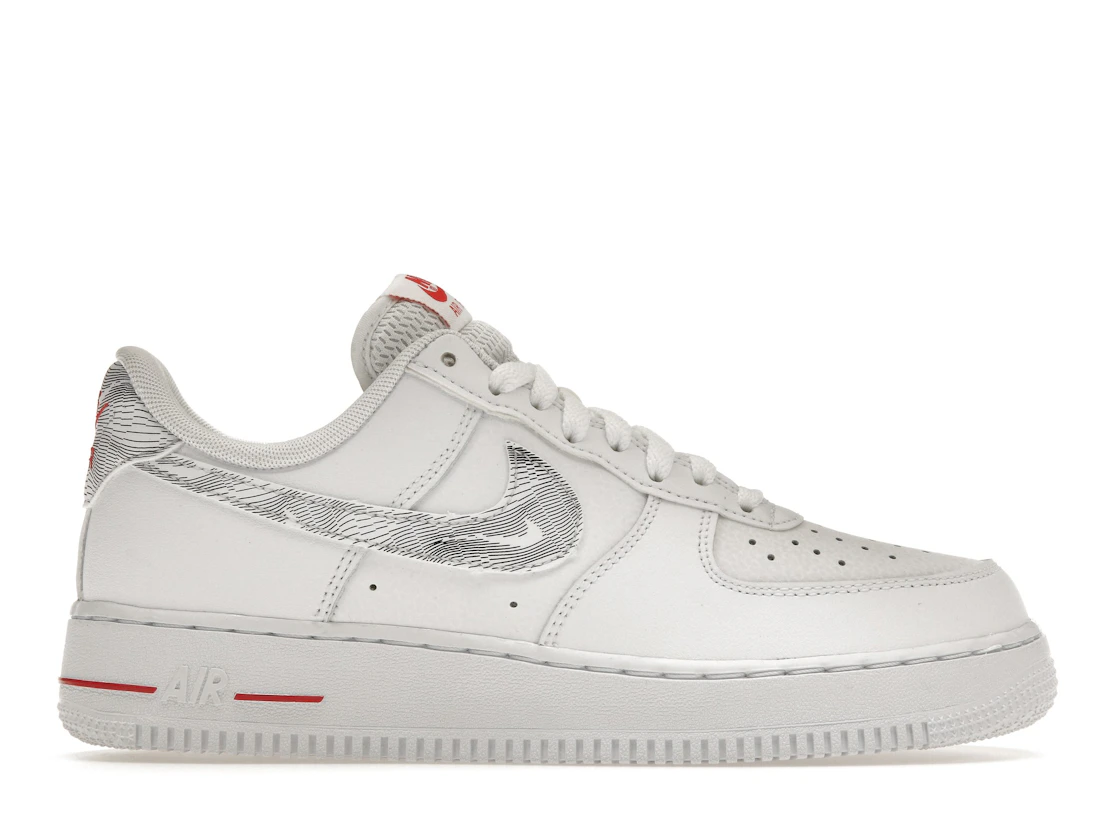 Nike Air Force 1 Low Topography Pack White University Red