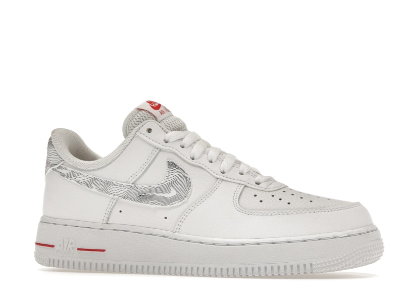 Nike Air Force 1 Low Topography Pack White University Red