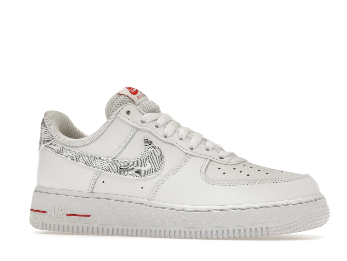 Nike Air Force 1 Low Topography Pack White University Red