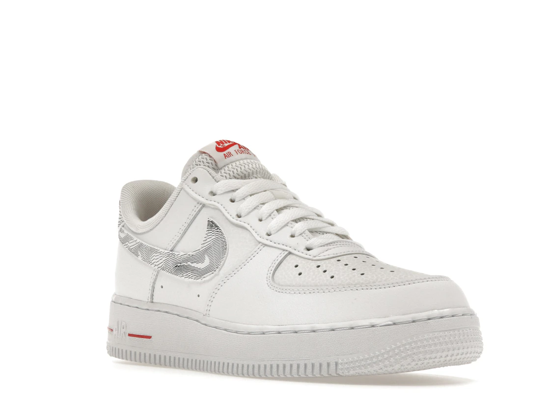Nike Air Force 1 Low Topography Pack White University Red