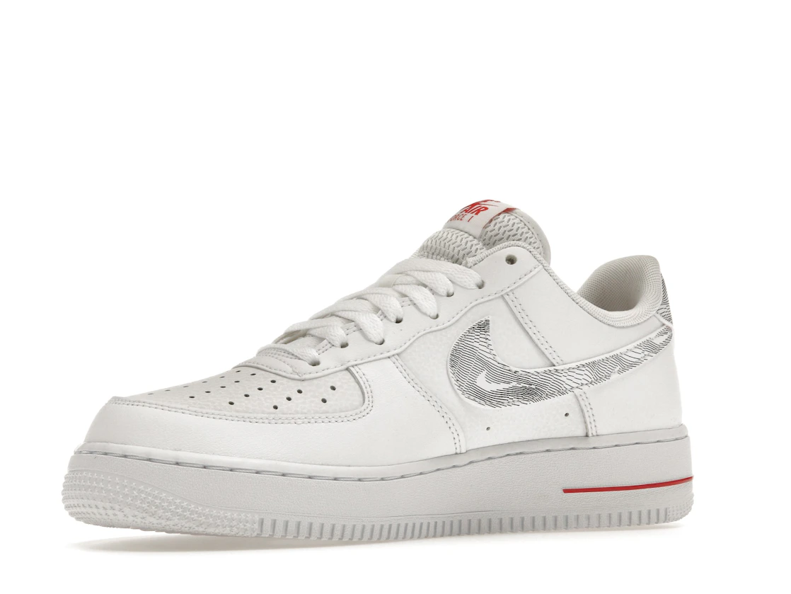 Nike Air Force 1 Low Topography Pack White University Red