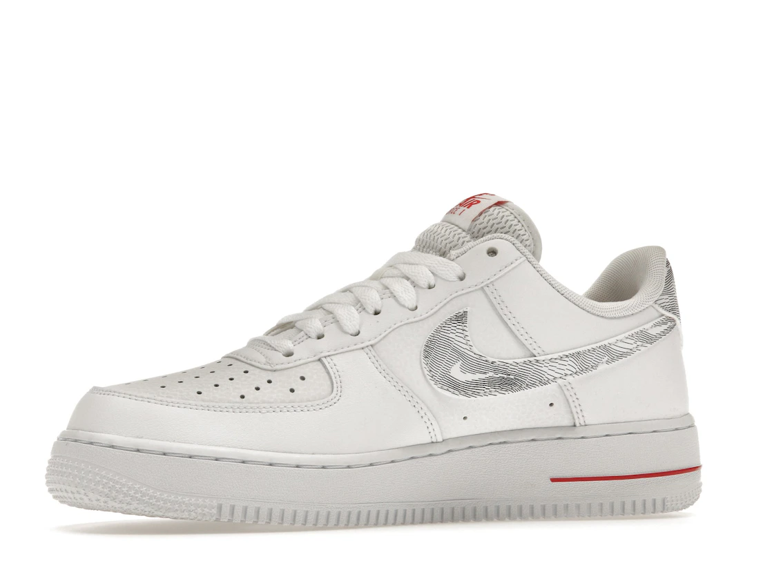 Nike Air Force 1 Low Topography Pack White University Red