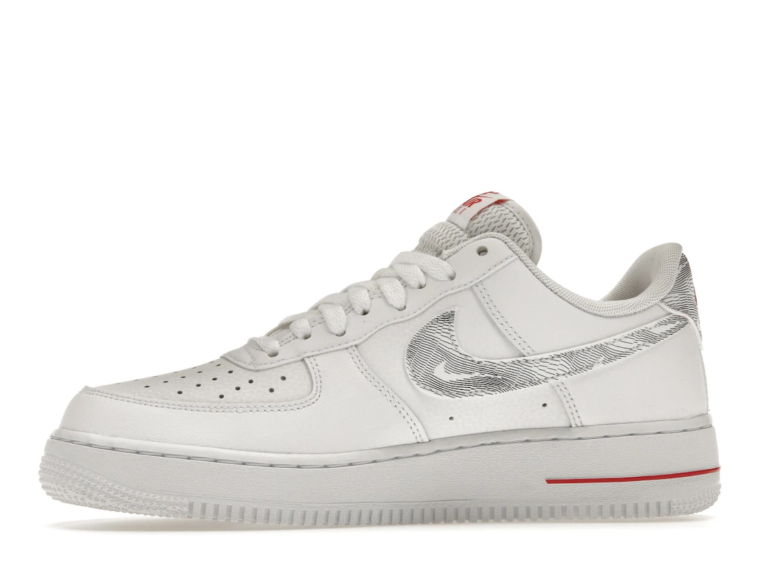 Nike Air Force 1 Low Topography Pack White University Red