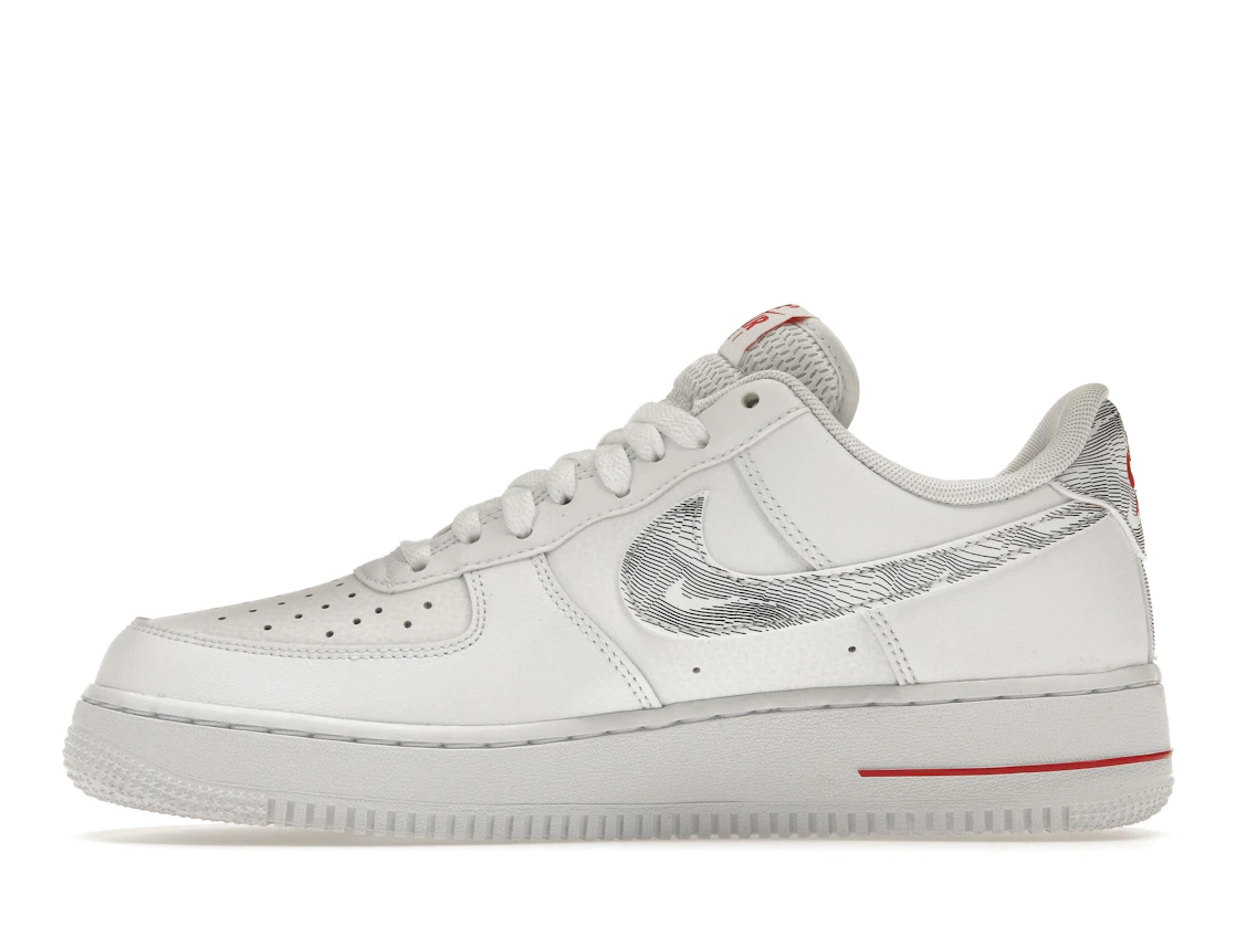 Nike Air Force 1 Low Topography Pack White University Red