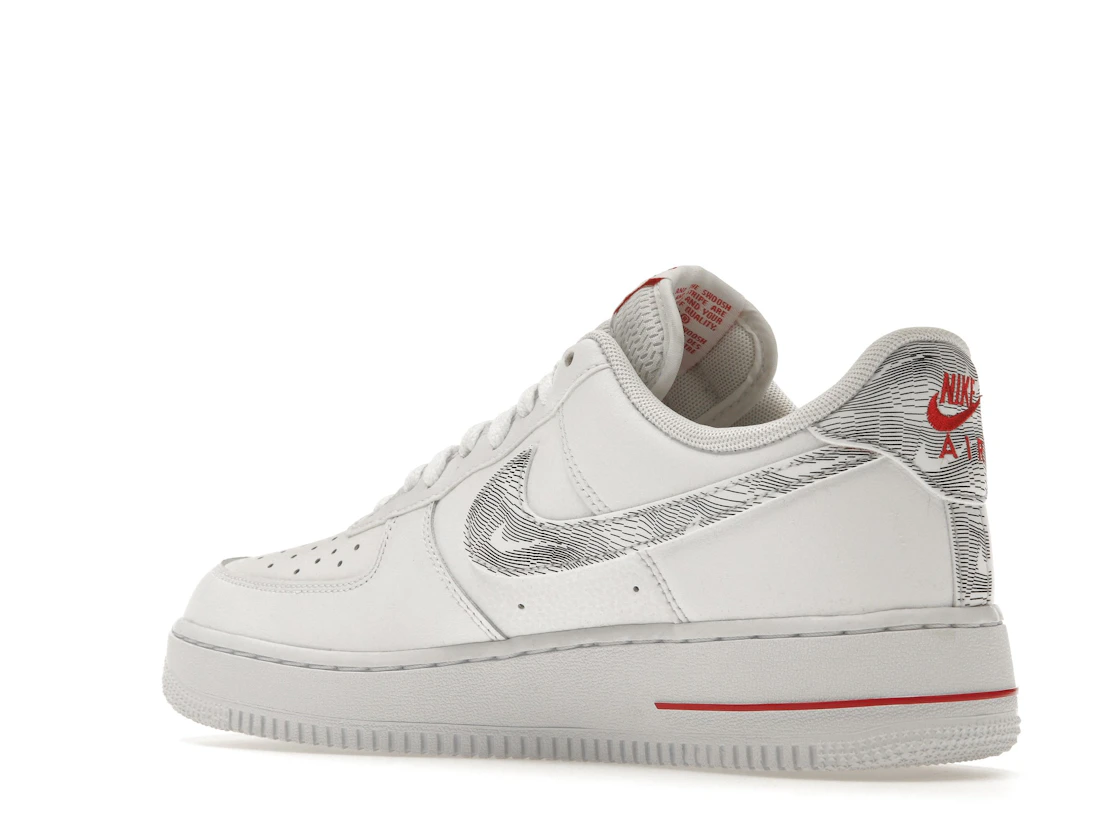 Nike Air Force 1 Low Topography Pack White University Red