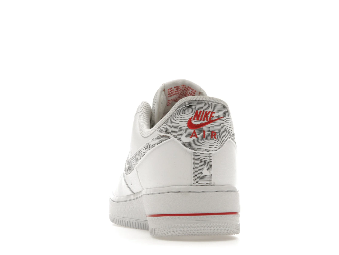Nike Air Force 1 Low Topography Pack White University Red