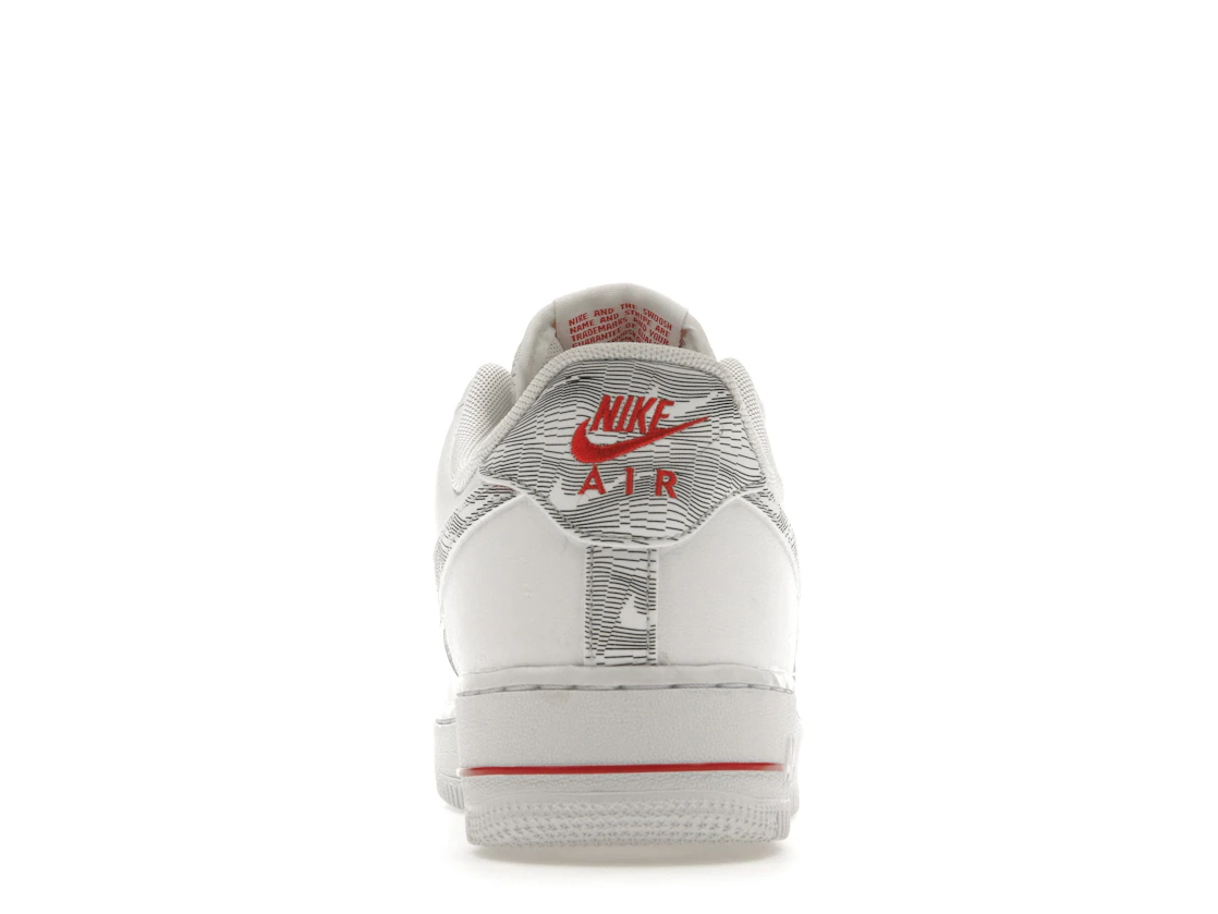 Nike Air Force 1 Low Topography Pack White University Red