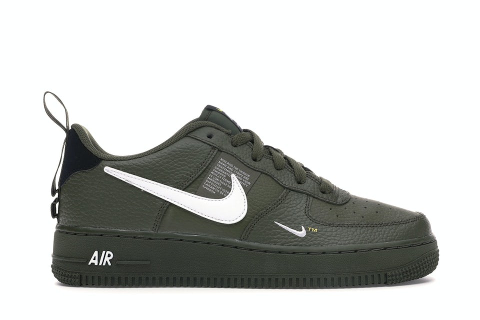 Nike Air Force 1 Low Utility Olive Canvas (GS) Kids' - AR1708-300 - US