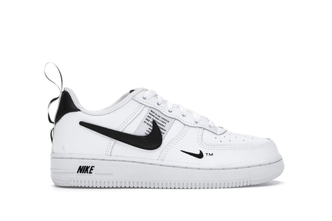 Nike Air Force 1 Low Utility White Black (PS) 0