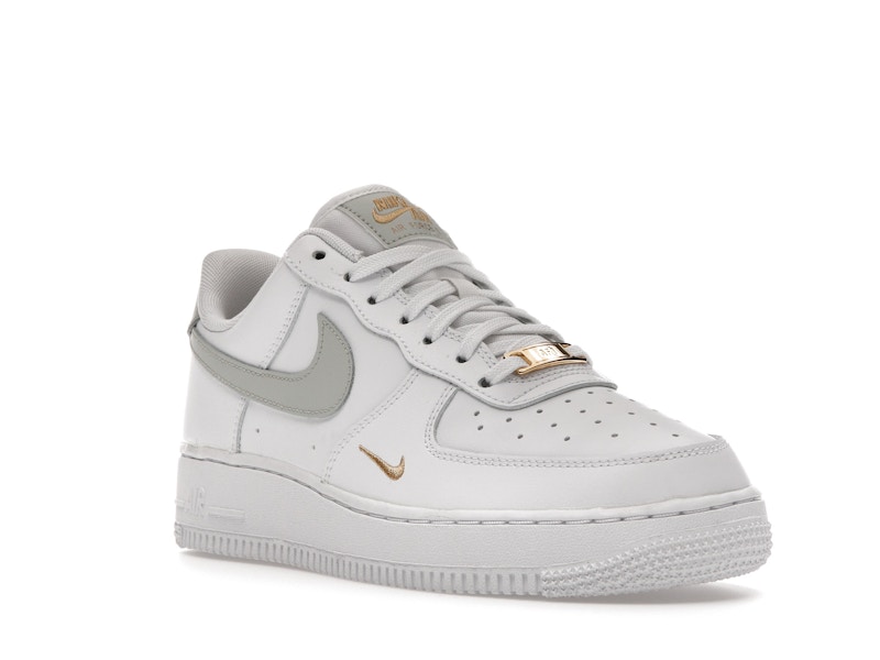 Nike air force grey gold clearance