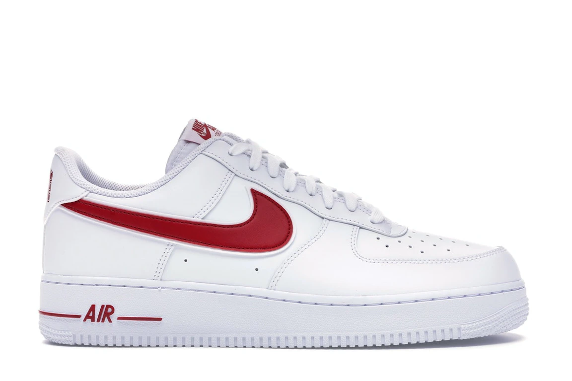 Nike Air Force 1 Low White Gym Red 0
