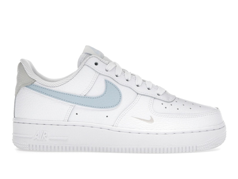Nike Air Force 1 Low White Light Armory Blue Mini Swoosh (Women's
