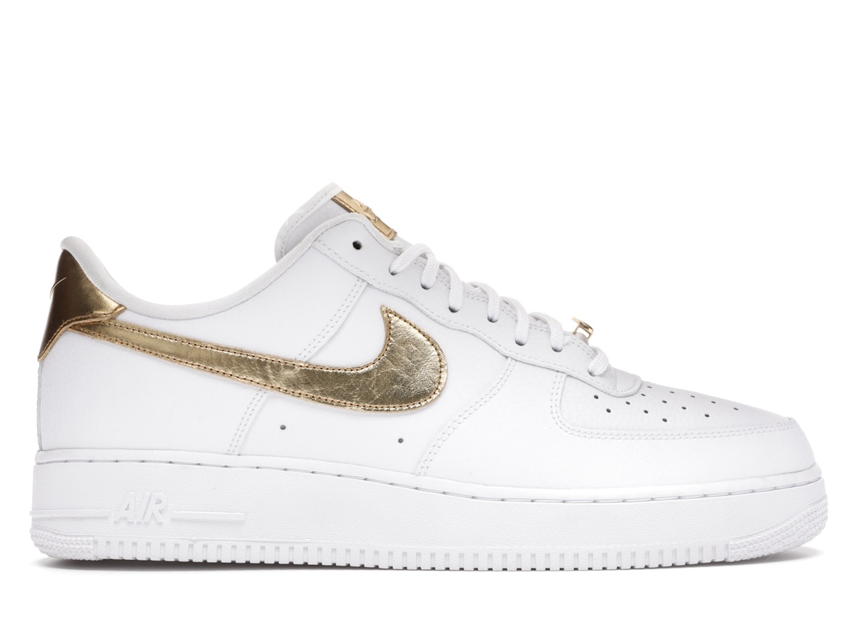 Nike Air Force 1 Low White Metallic Gold (2020) - DC2181-100